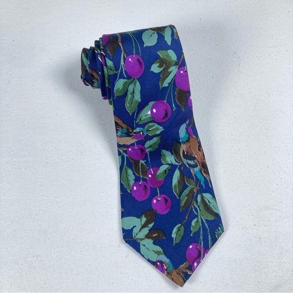 Don Loper Other - Vintage Don Loper Tie Beverlly  Hills 100% Silk Floral Men's